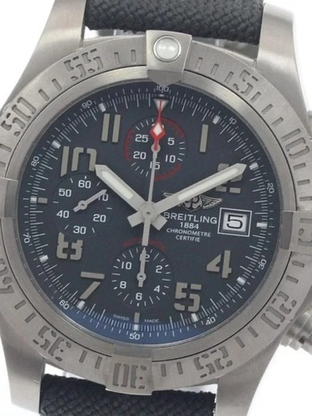 BREITLING Avenger banded E13383 Chronograph gray Dial Automatic Men's_965581